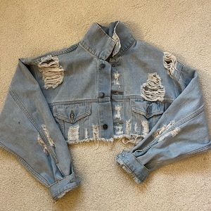 CARMAR Cropped Jean jacket